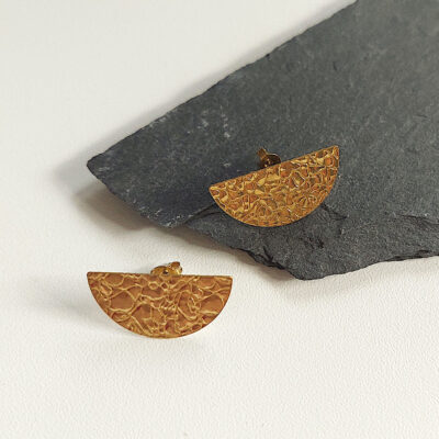 Laridae Design - Mjedene naušnice LUCINE